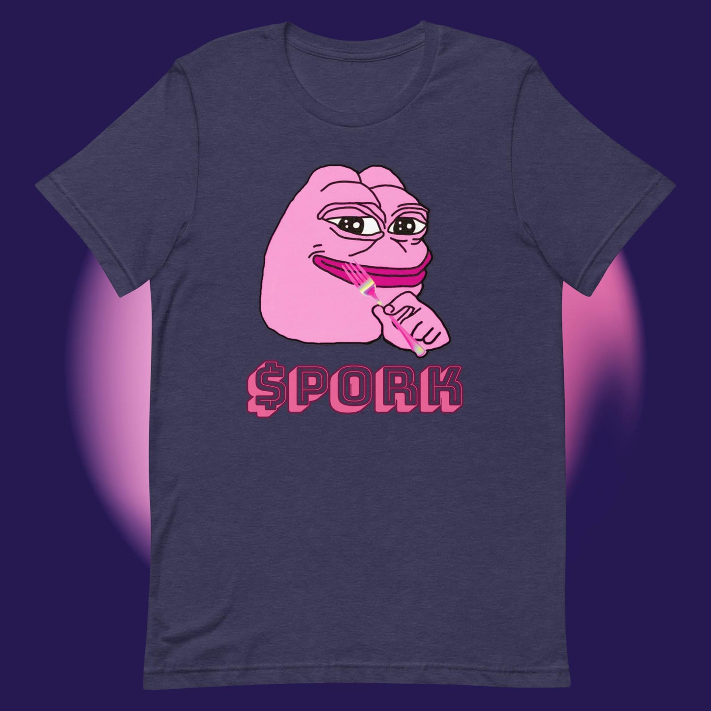 AA-D001#S-041 PINK-PEPE-$PORK Unisex Staple T-Shirt