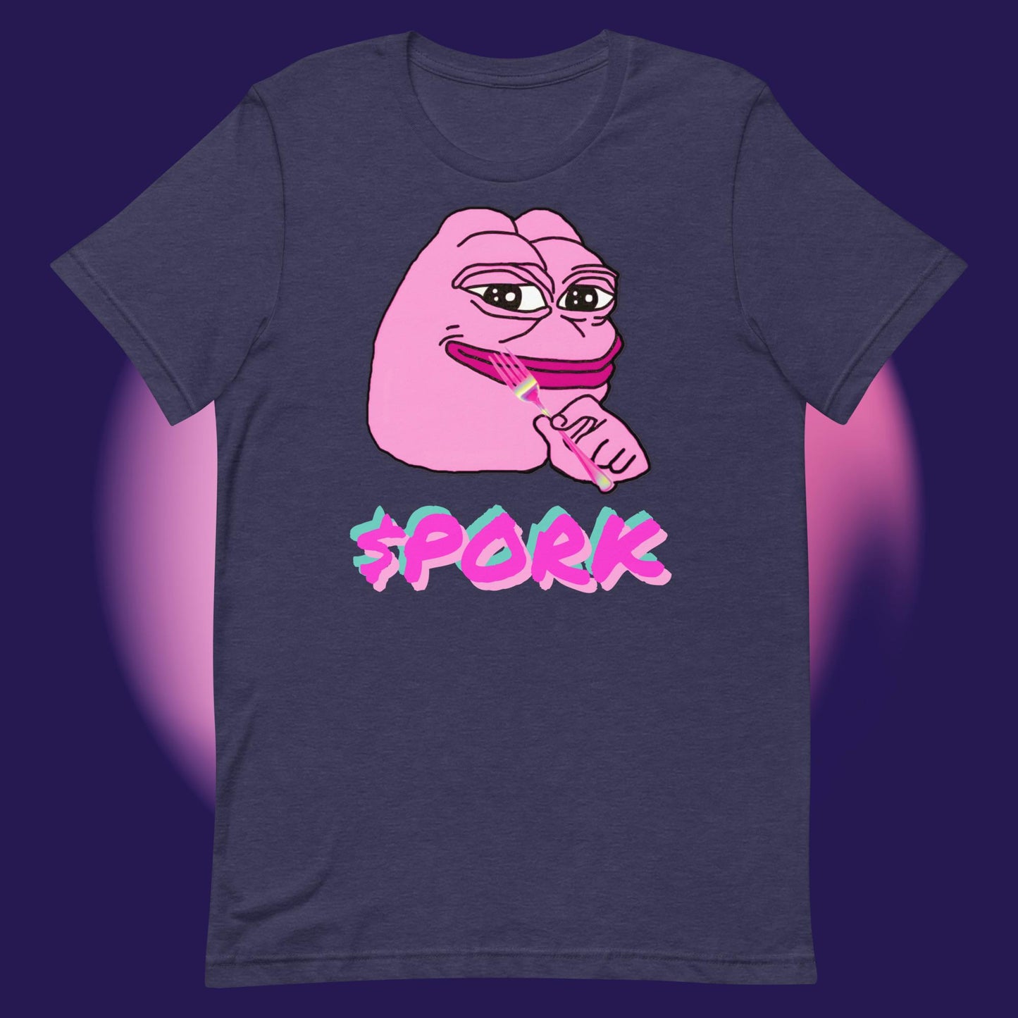 AA-D001#S-042 PINK-PEPE-$PORK Unisex Staple T-Shirt