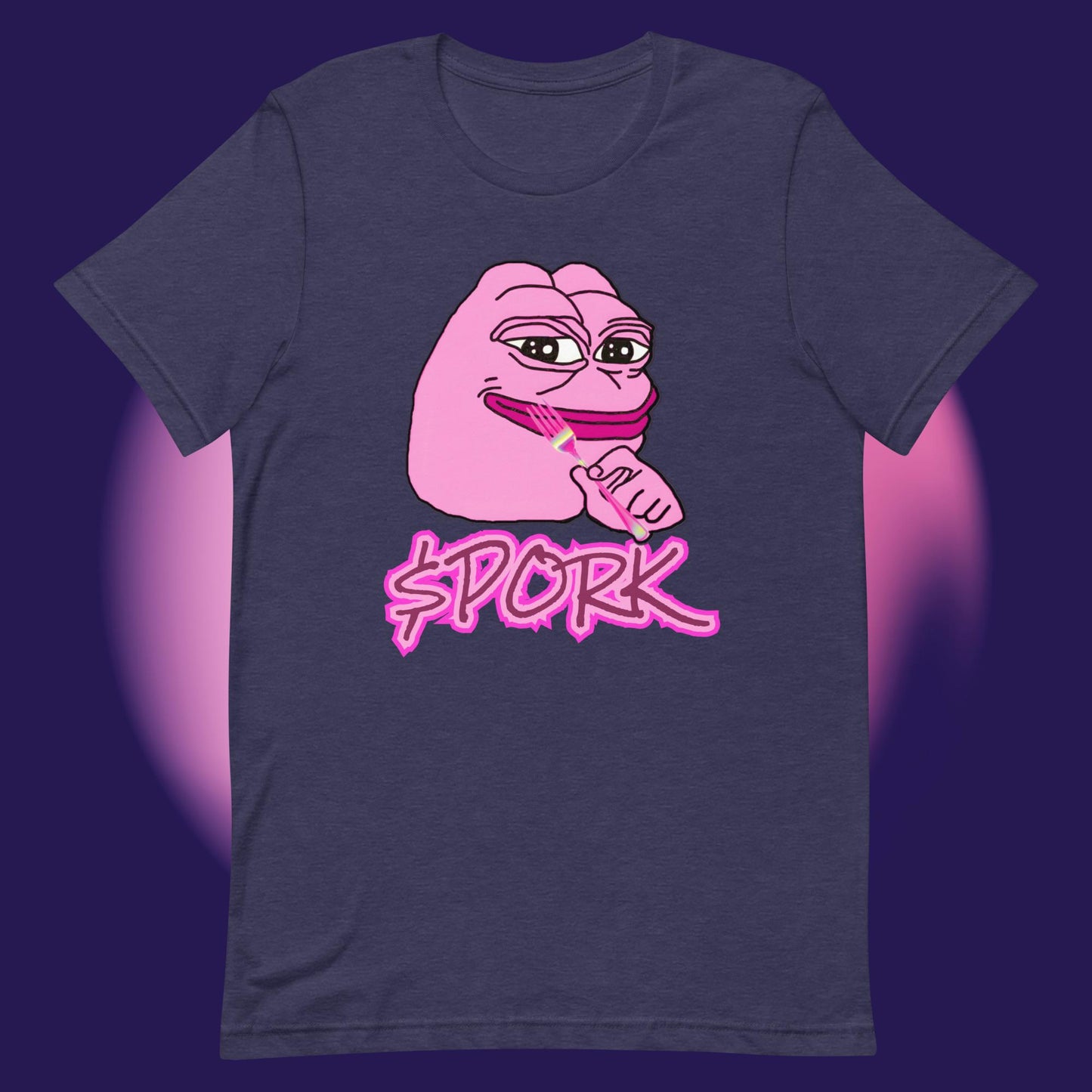 AA-D001#S-043 PINK-PEPE-$PORK Unisex Staple T-Shirt