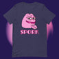 AA-D001#S-044 PINK-PEPE-$PORK Unisex Staple T-Shirt