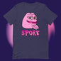 AA-D001#S-046 PINK-PEPE-$PORK Unisex Staple T-Shirt