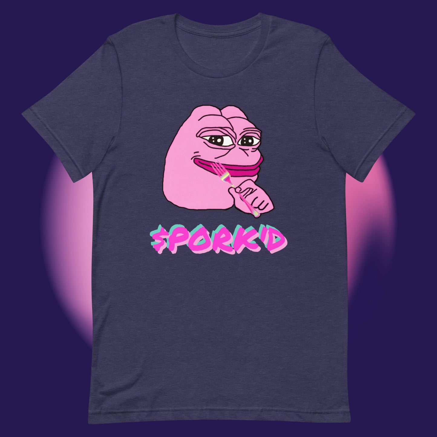 AA-D001#S-092 PINK-PEPE-$PORK'D Unisex Staple T-Shirt