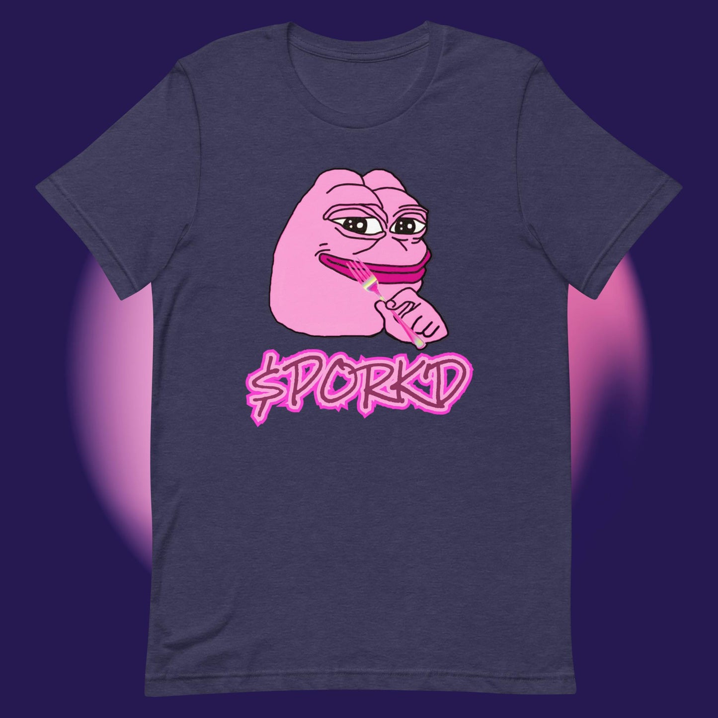 AA-D001#S-093 PINK-PEPE-$PORK'D Unisex Staple T-Shirt