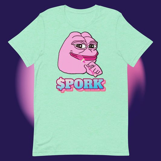 AA-D001#S-037 PINK-PEPE-$PORK Unisex Staple T-Shirt