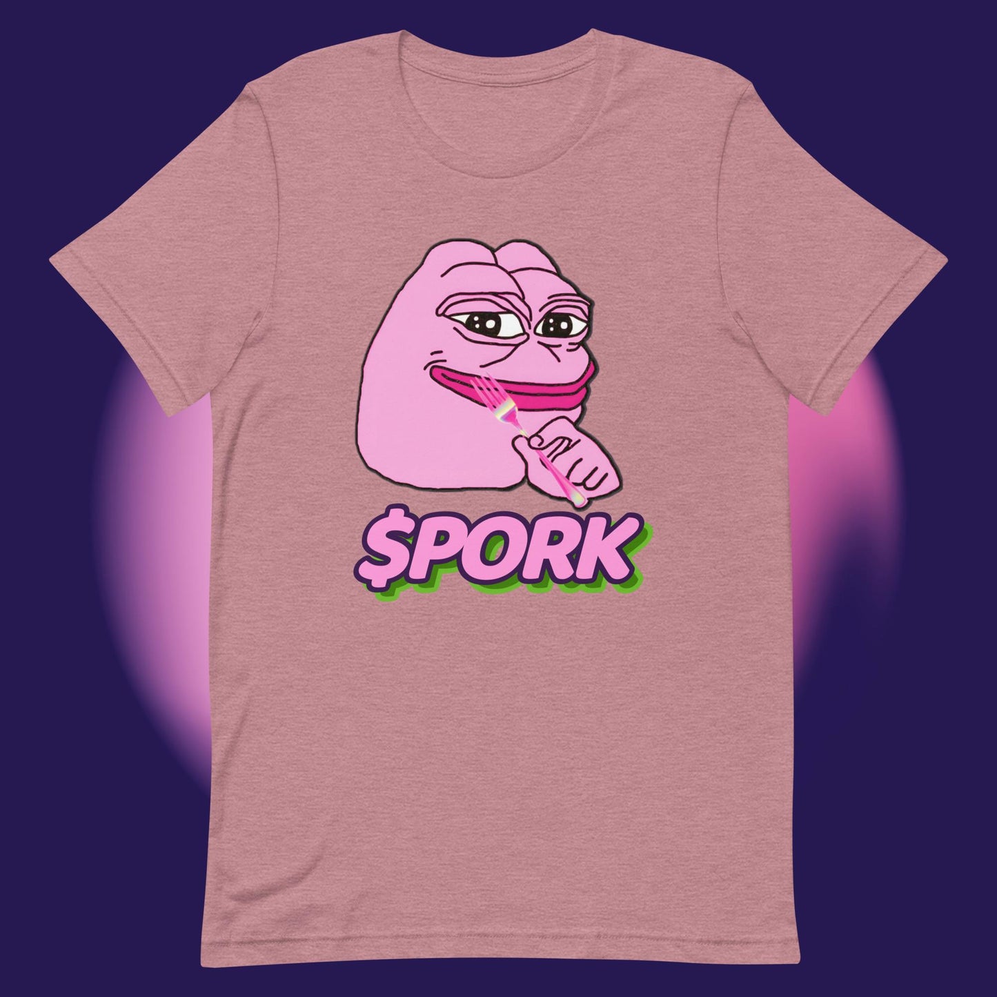 AA-D001#S-033 PINK-PEPE-$PORK Unisex Staple T-Shirt