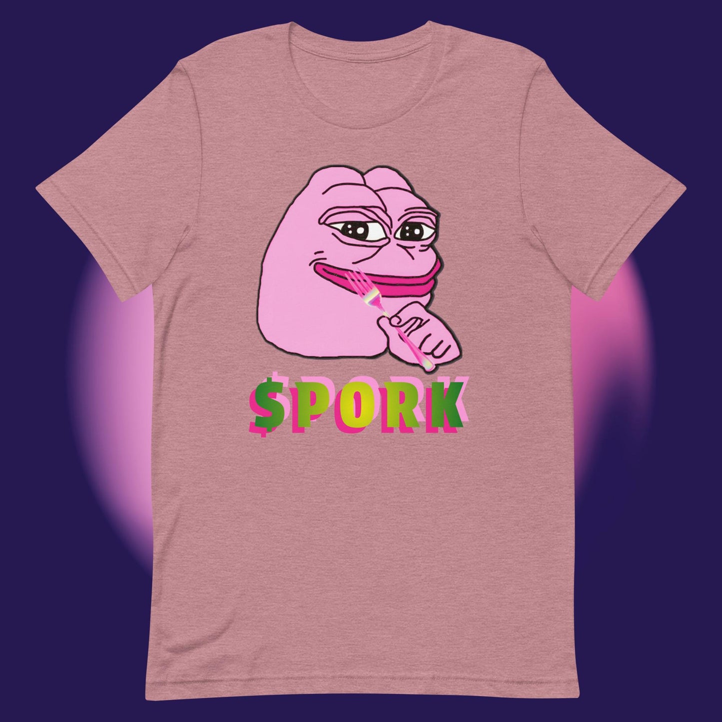 AA-D001#S-032 PINK-PEPE-$PORK Unisex Staple T-Shirt