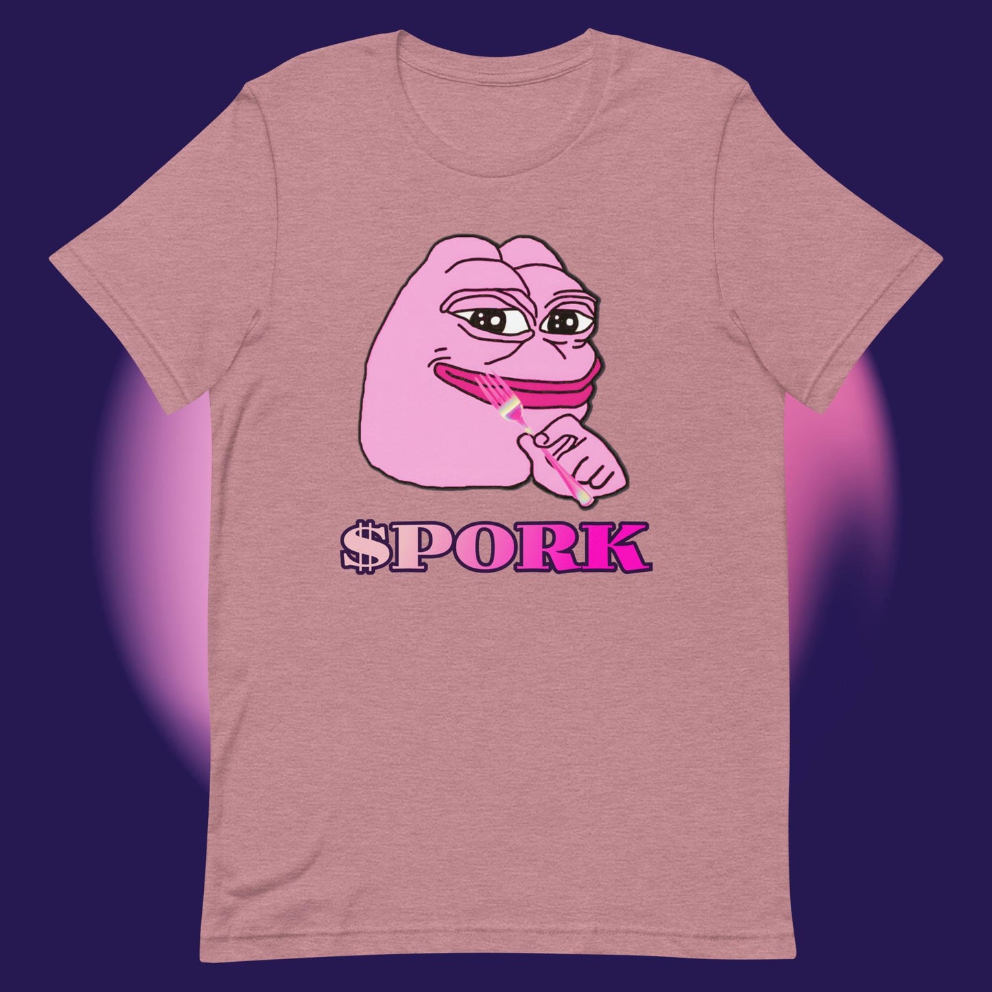 AA-D001#S-031 PINK-PEPE-$PORK Unisex Staple T-Shirt