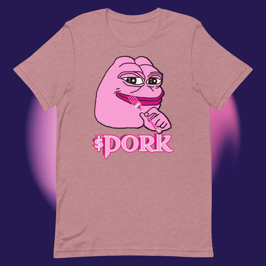 AA-D001#S-036 PINK-PEPE-$PORK Unisex Staple T-Shirt