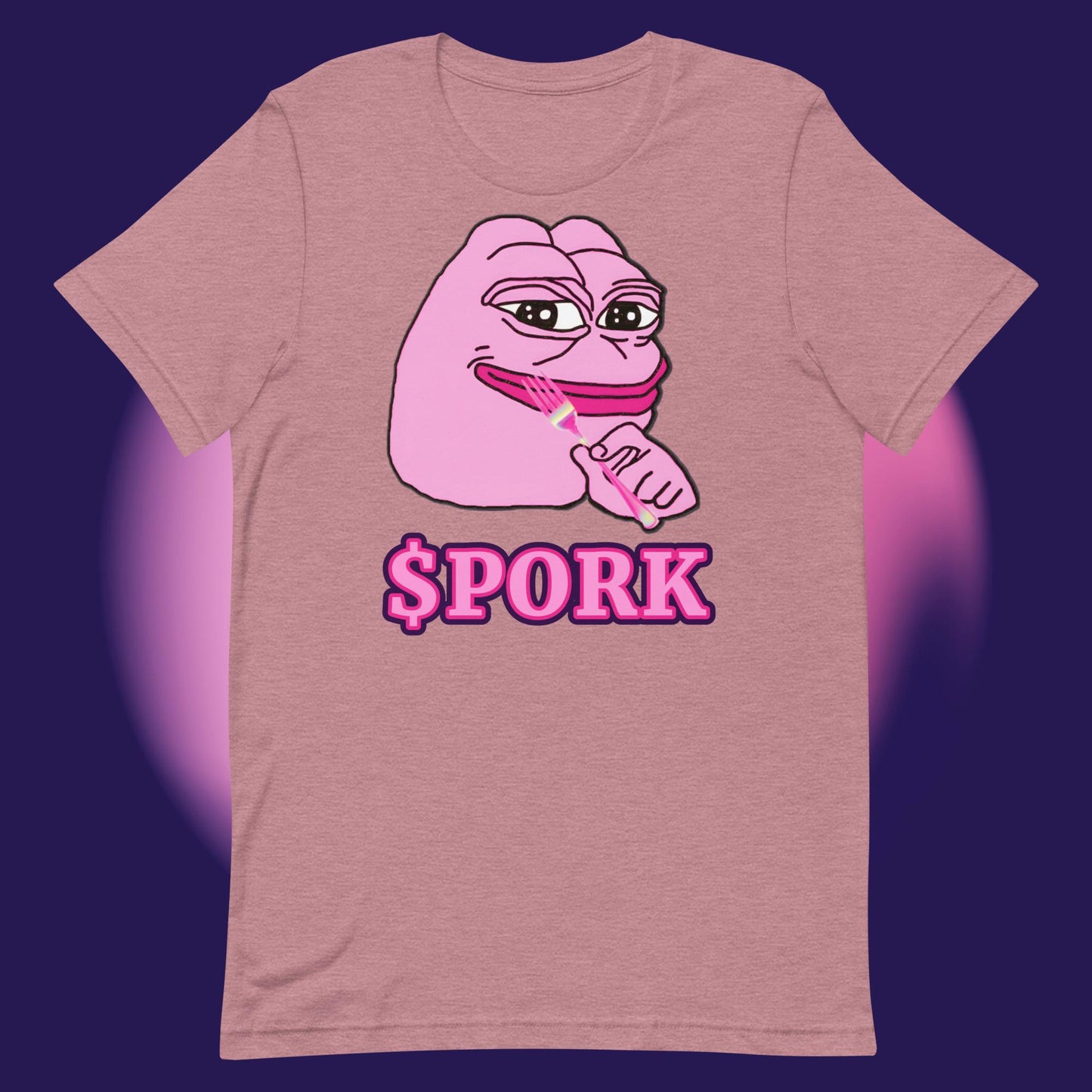 AA-D001#S-038 PINK-PEPE-$PORK Unisex Staple T-Shirt