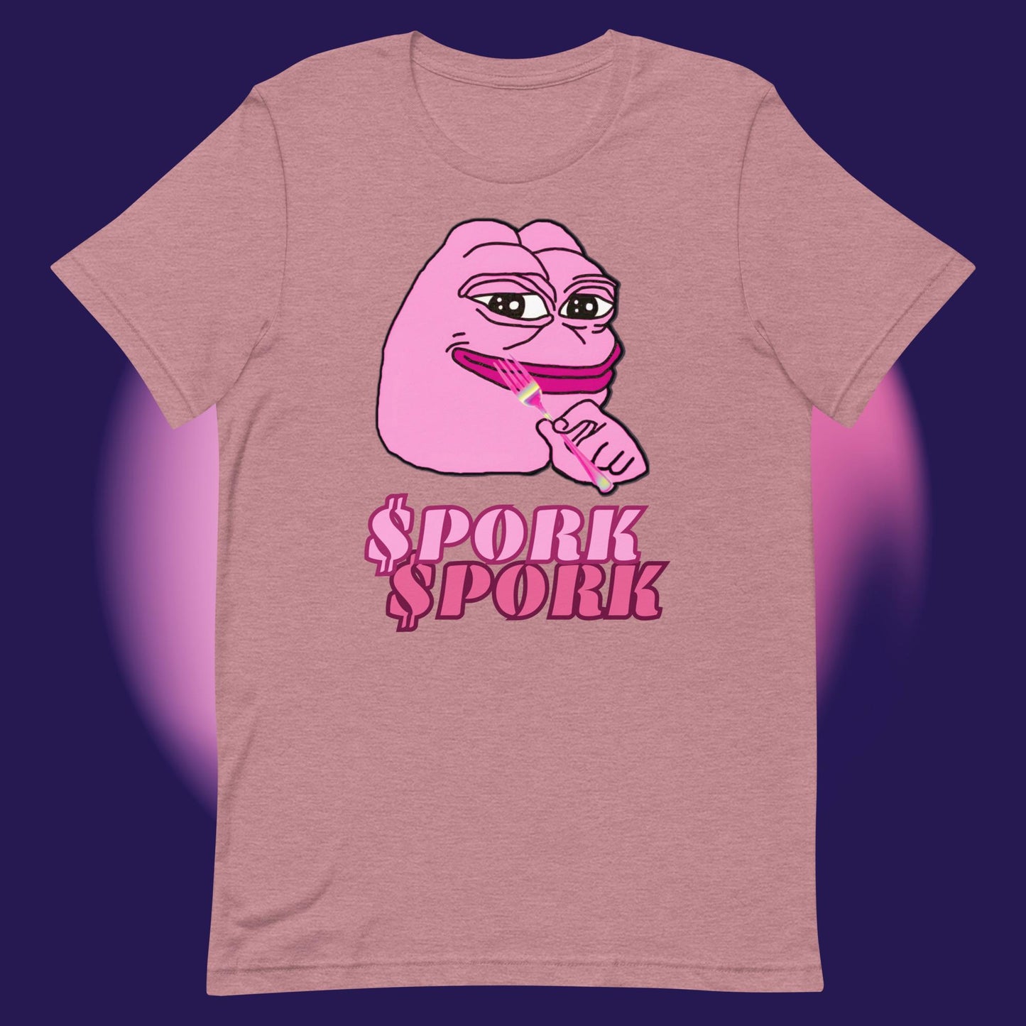 AA-D001#S-040 PINK-PEPE-$PORK Unisex Staple T-Shirt