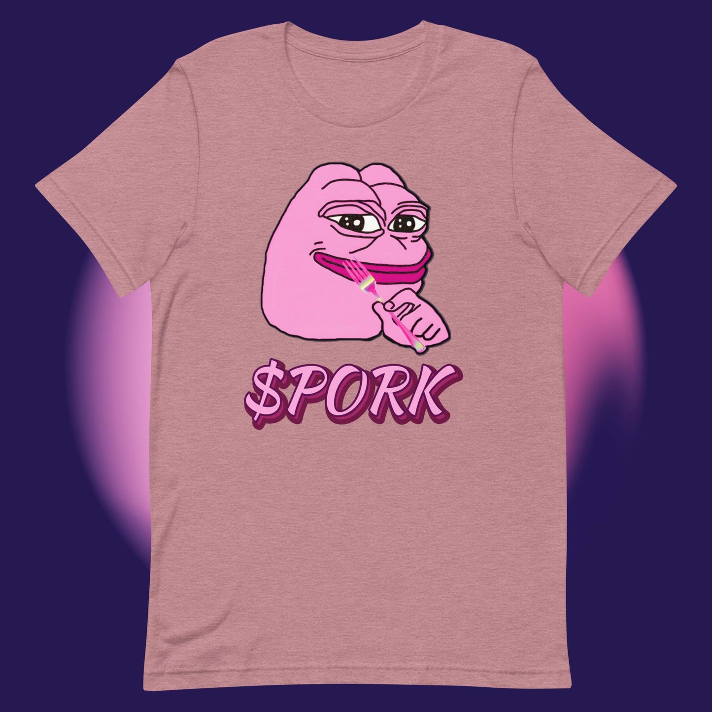 AA-D001#S-047 PINK-PEPE-$PORK Unisex Staple T-Shirt