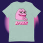 AA-D001#S-039 PINK-PEPE-$PORK Unisex Staple T-Shirt