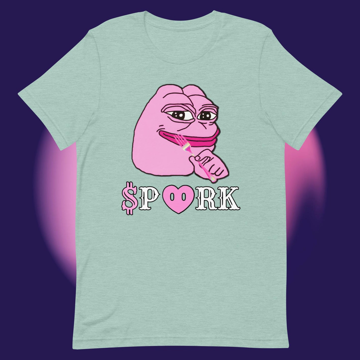 AA-D001#S-001 PINK-PEPE-$PORK Unisex Staple T-Shirt