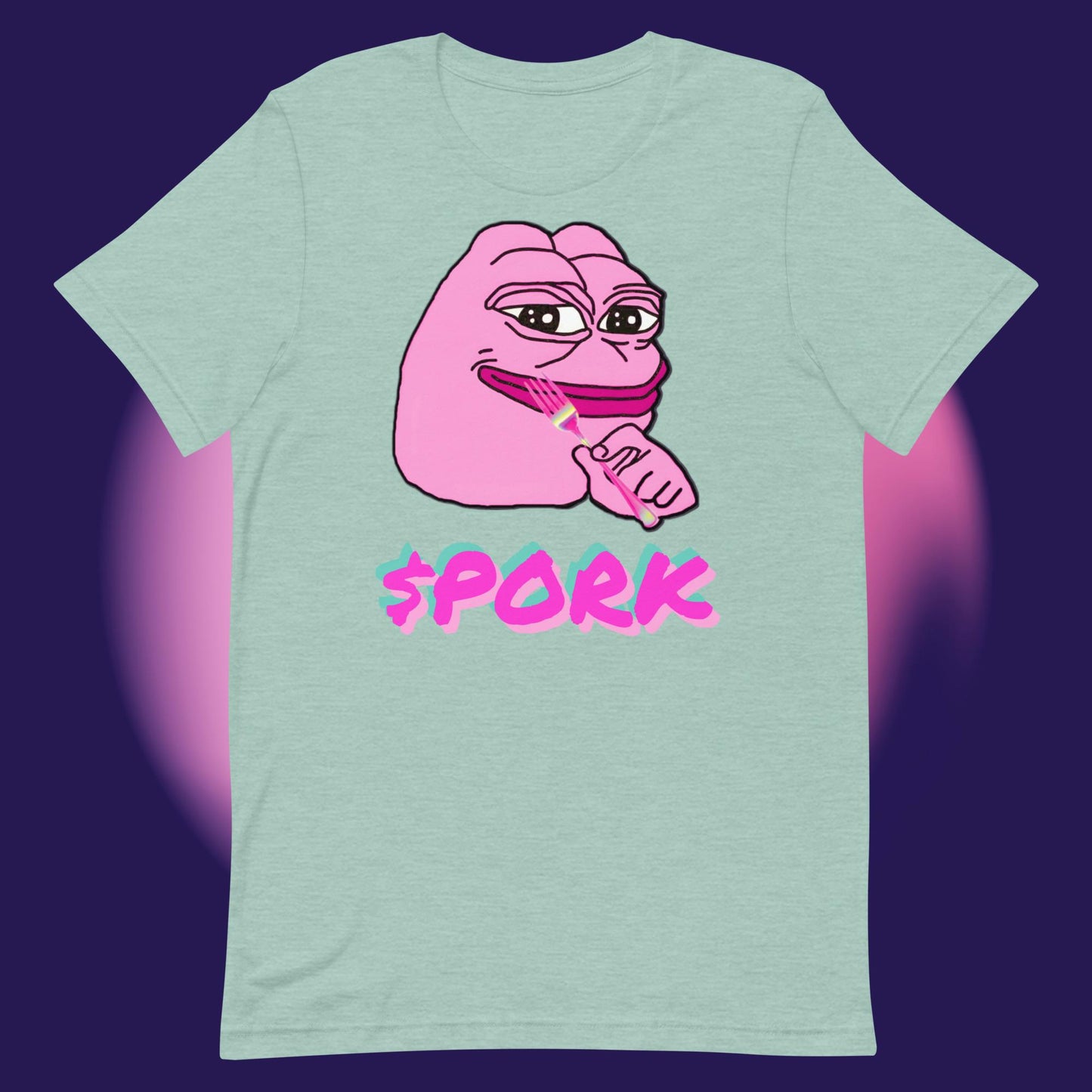 AA-D001#S-042 PINK-PEPE-$PORK Unisex Staple T-Shirt