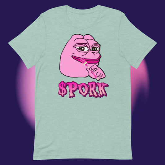 AA-D001#S-046 PINK-PEPE-$PORK Unisex Staple T-Shirt