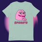 AA-D001#S-091 PINK-PEPE-$PORK'D Unisex Staple T-Shirt