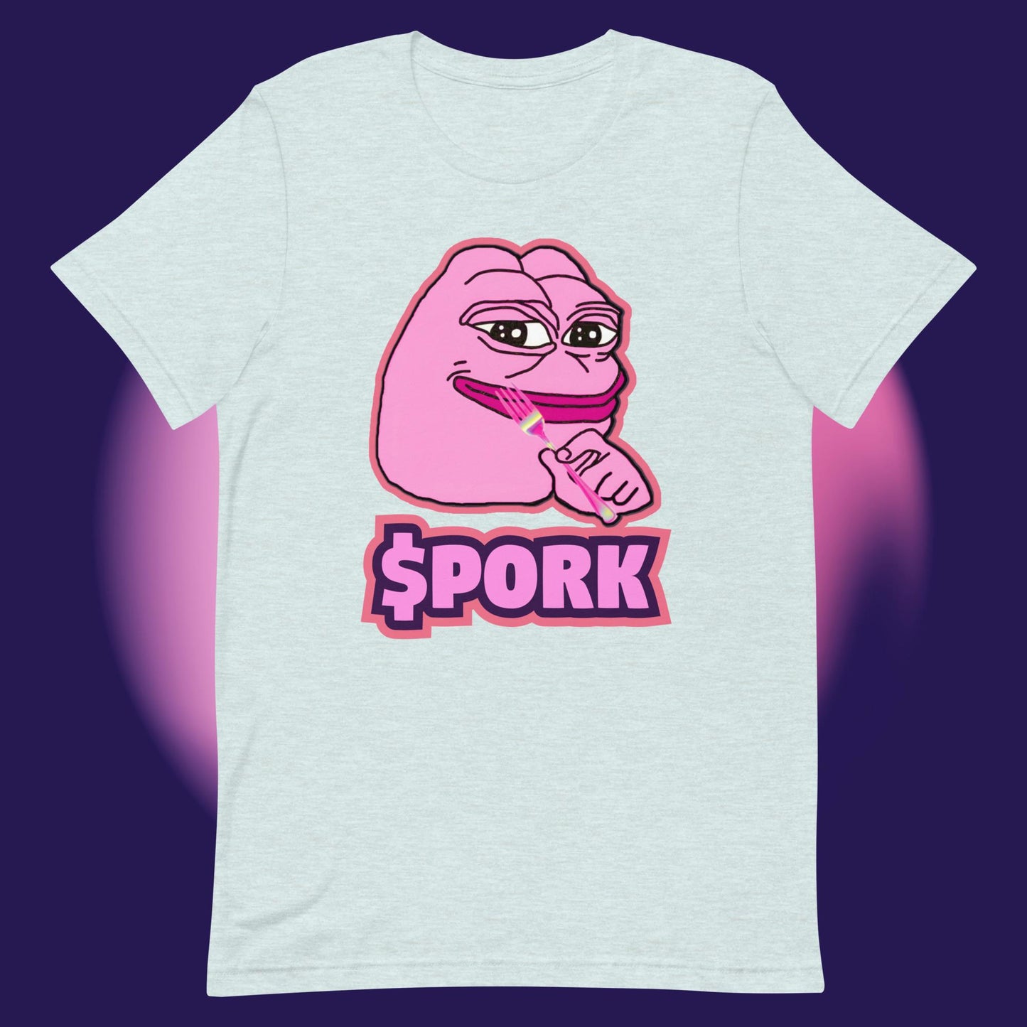 AA-D001#S-003 PINK-PEPE-$PORK Unisex Staple T-Shirt