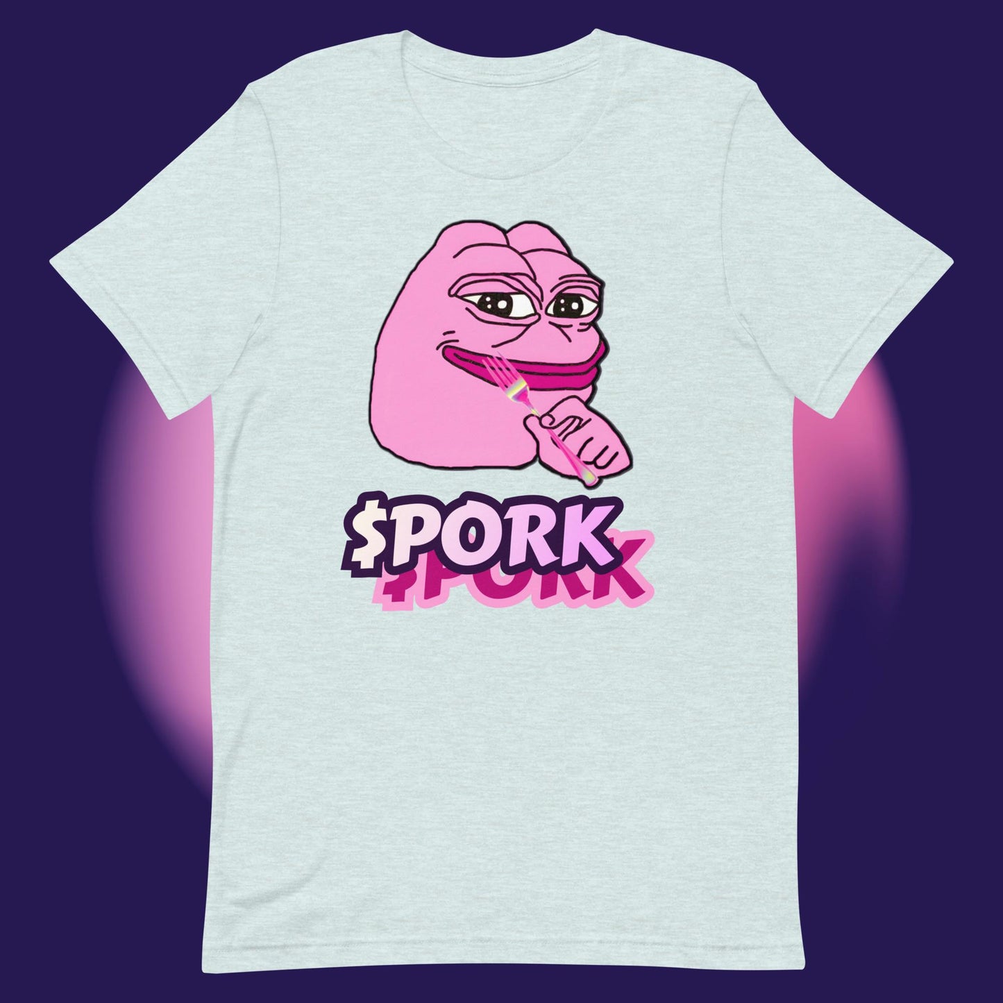 AA-D001#S-005 PINK-PEPE-$PORK Unisex Staple T-Shirt