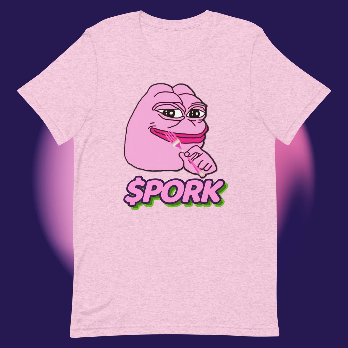 AA-D001#S-033 PINK-PEPE-$PORK Unisex Staple T-Shirt