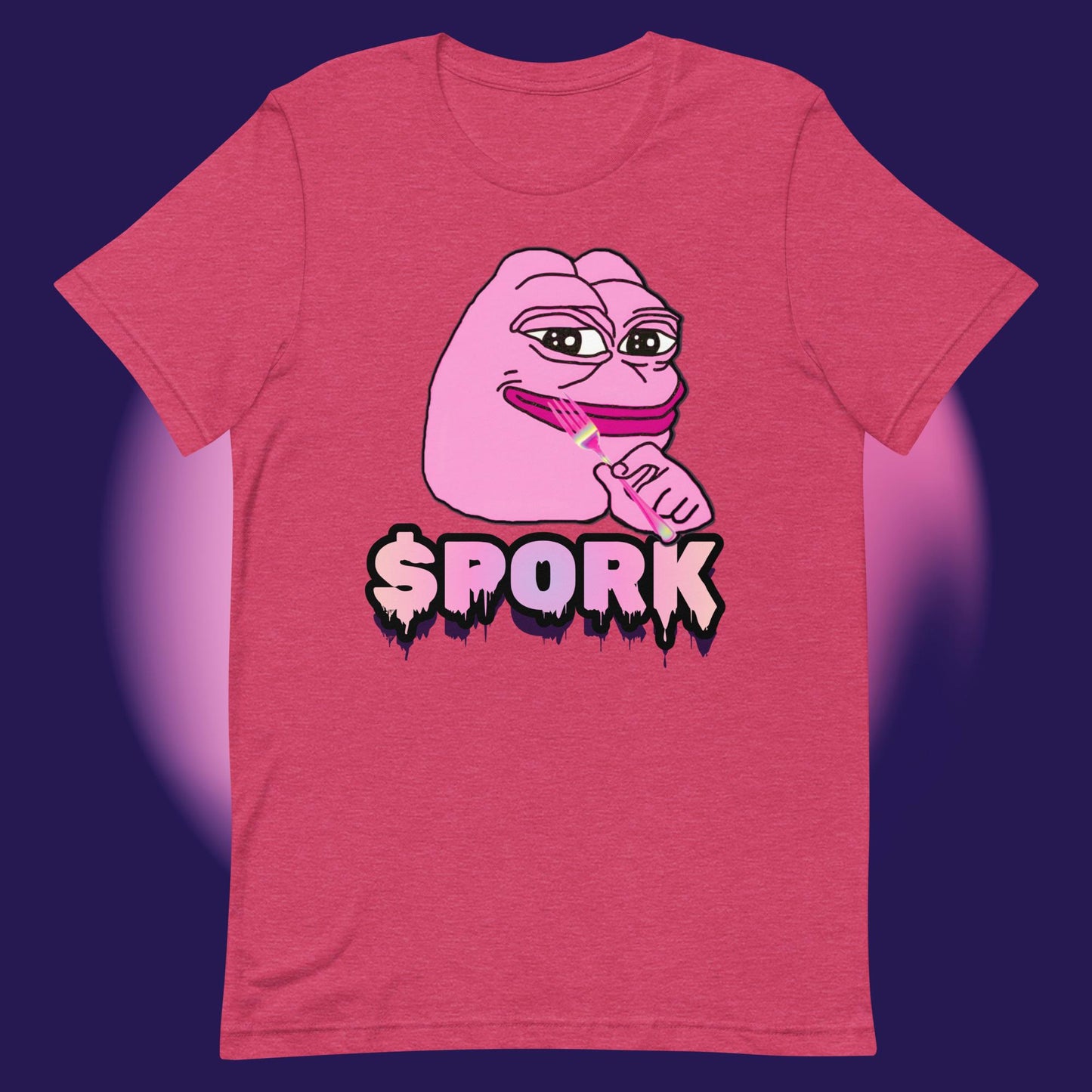 AA-D001#S-015 PINK-PEPE-$PORK Unisex Staple T-Shirt