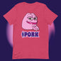 AA-D001#S-017 PINK-PEPE-$PORK Unisex Staple T-Shirt