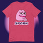 AA-D001#S-018 PINK-PEPE-$PORK Unisex Staple T-Shirt