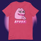 AA-D001#S-039 PINK-PEPE-$PORK Unisex Staple T-Shirt