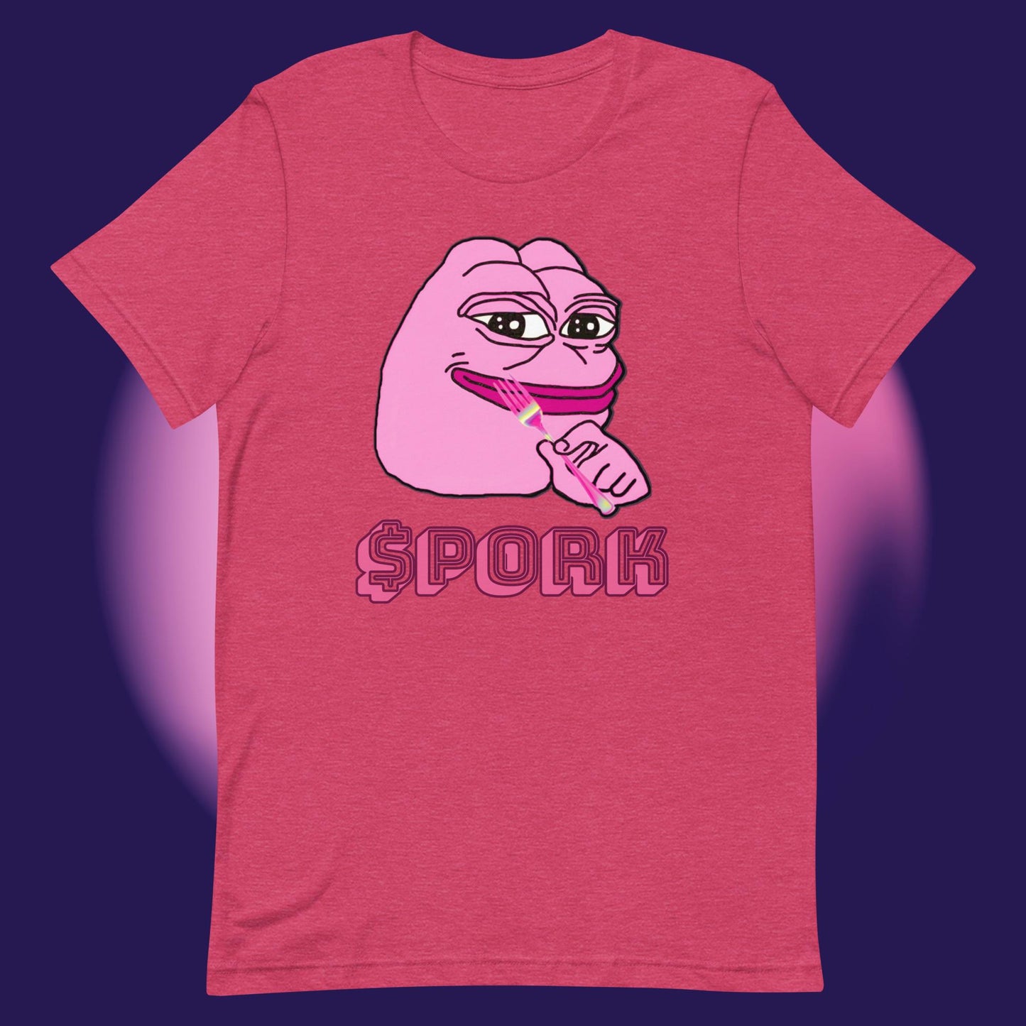 AA-D001#S-041 PINK-PEPE-$PORK Unisex Staple T-Shirt