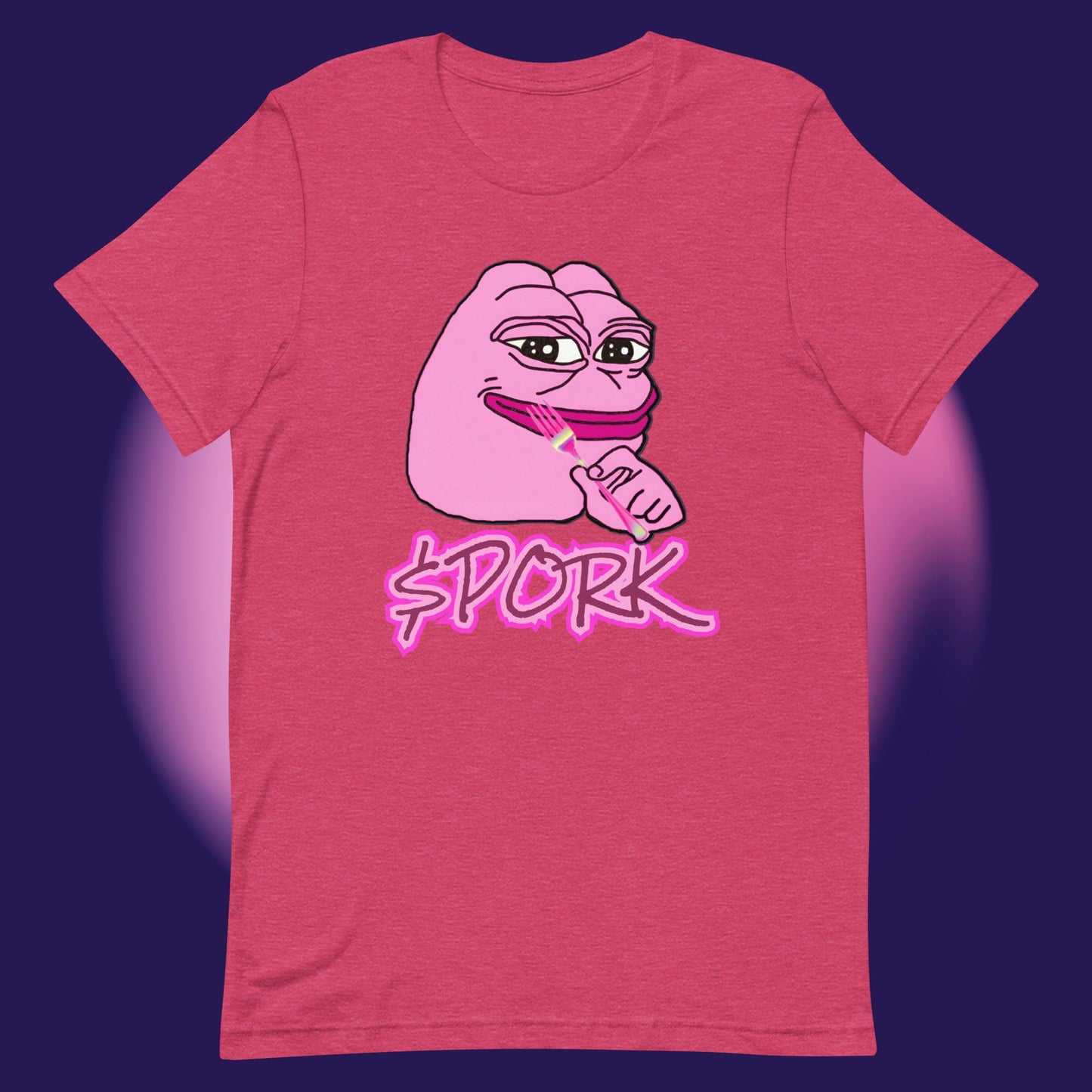 AA-D001#S-043 PINK-PEPE-$PORK Unisex Staple T-Shirt