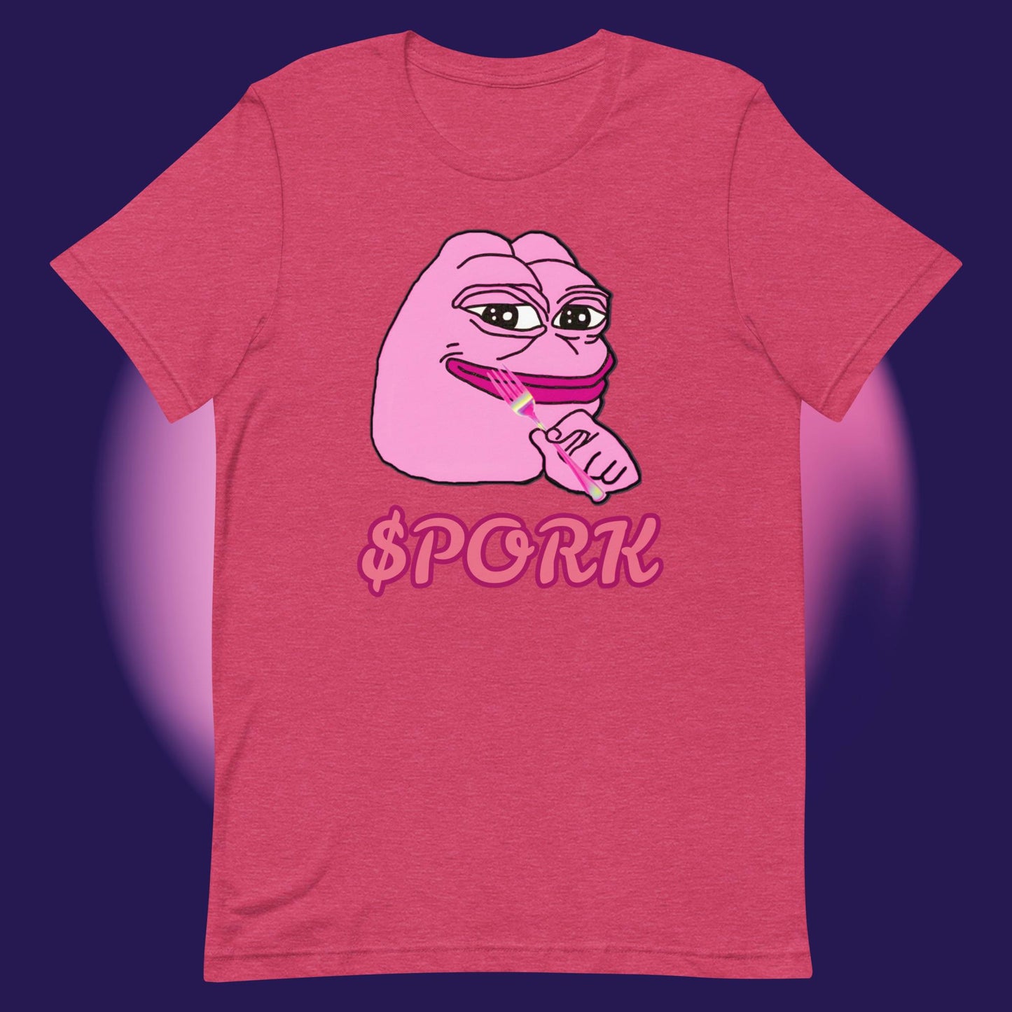 AA-D001#S-048 PINK-PEPE-$PORK Unisex Staple T-Shirt