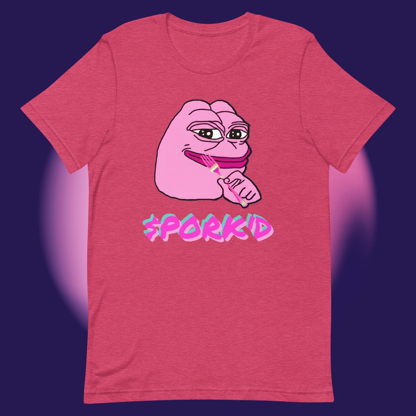 AA-D001#S-092 PINK-PEPE-$PORK'D Unisex Staple T-Shirt