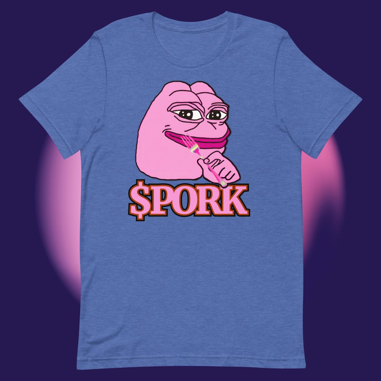 AA-D001#S-008 PINK-PEPE-$PORK Unisex Staple T-Shirt