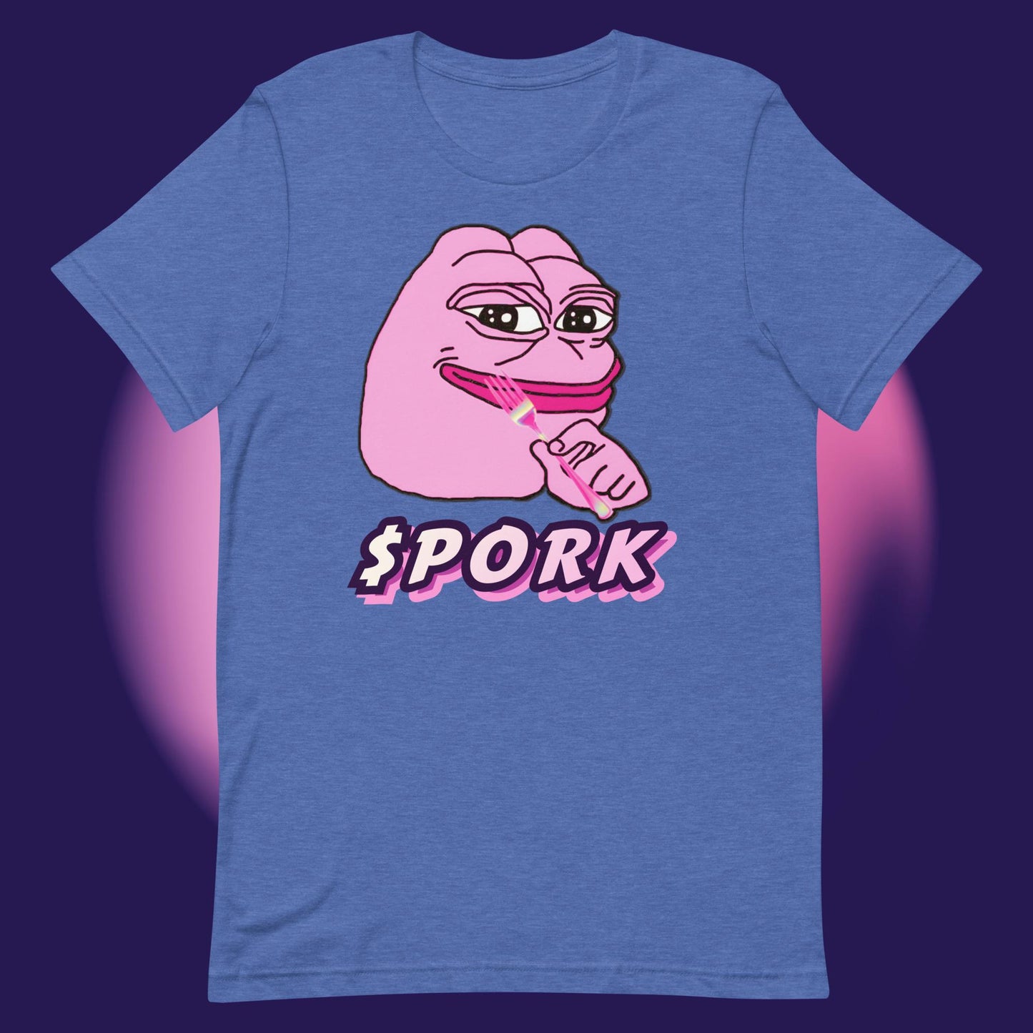 AA-D001#S-007 PINK-PEPE-$PORK Unisex Staple T-Shirt