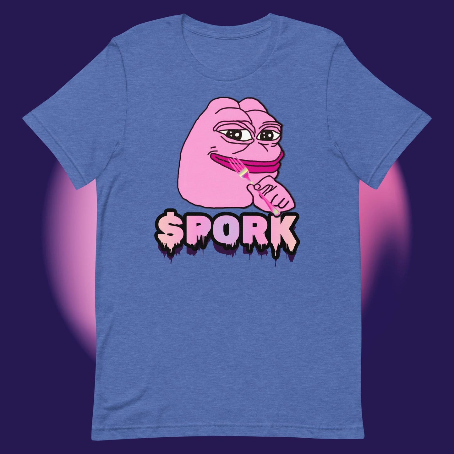 AA-D001#S-013 PINK-PEPE-$PORK Unisex Staple T-Shirt