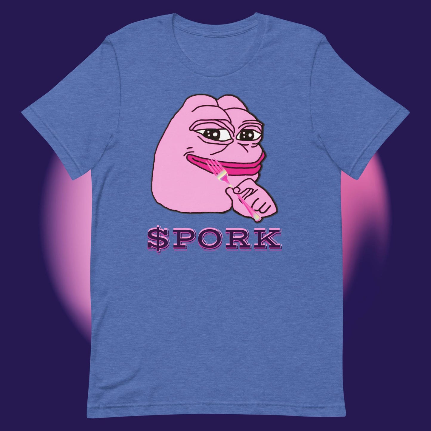 AA-D001#S-019 PINK-PEPE-$PORK Unisex Staple T-Shirt