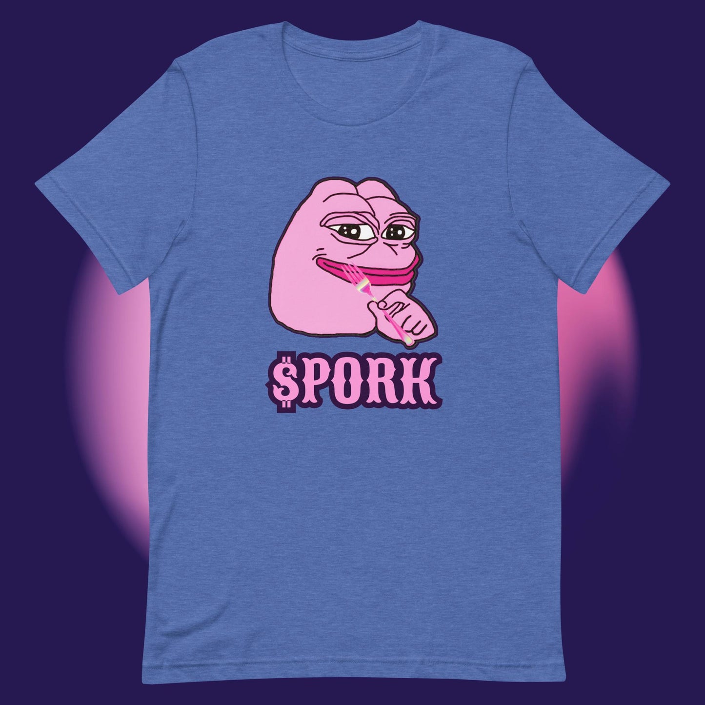 AA-D001#S-020 PINK-PEPE-$PORK Unisex Staple T-Shirt