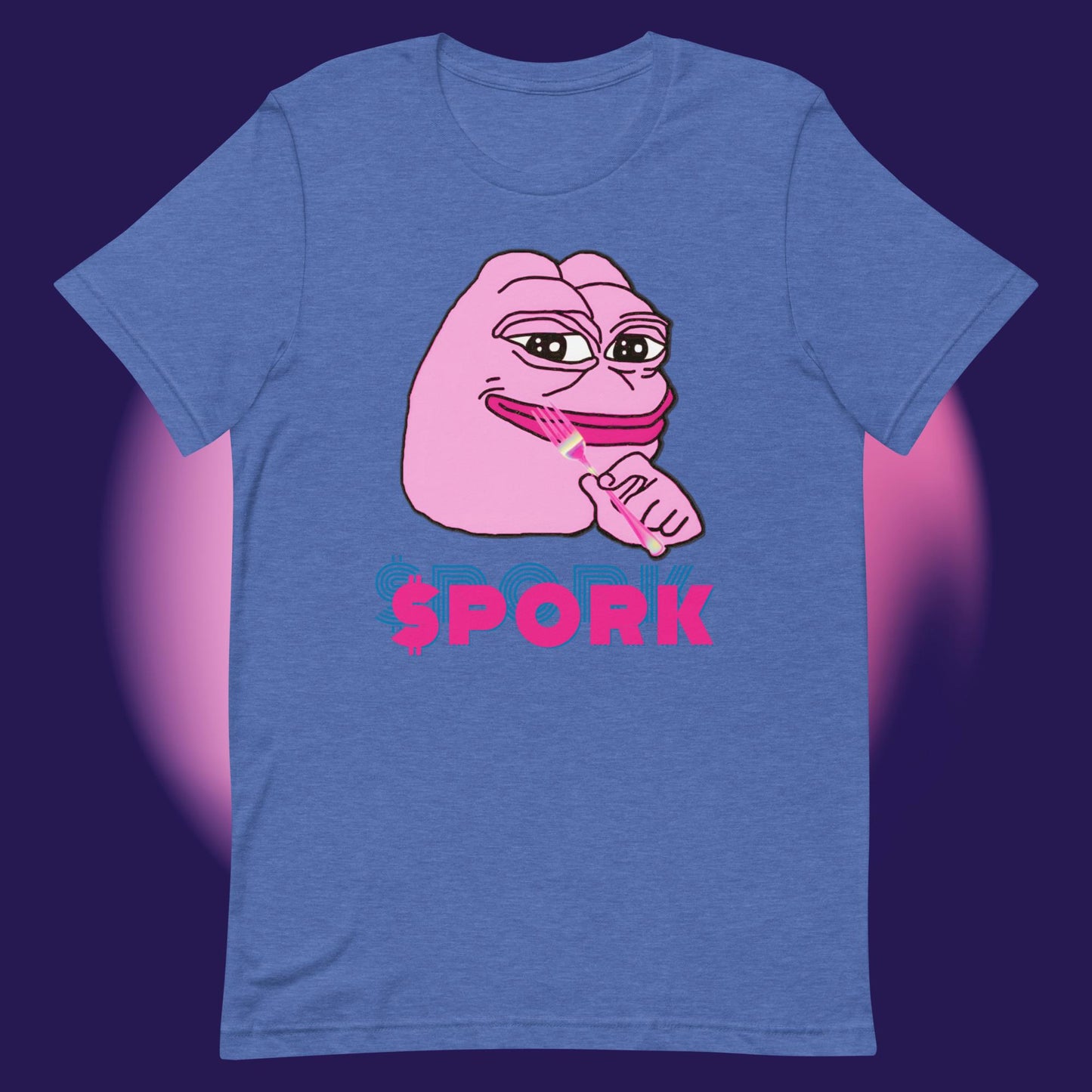 AA-D001#S-024 PINK-PEPE-$PORK Unisex Staple T-Shirt