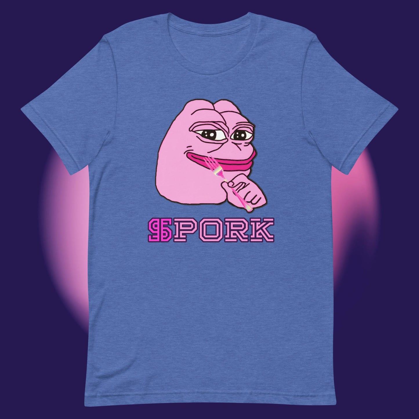 AA-D001#S-025 PINK-PEPE-$PORK Unisex Staple T-Shirt