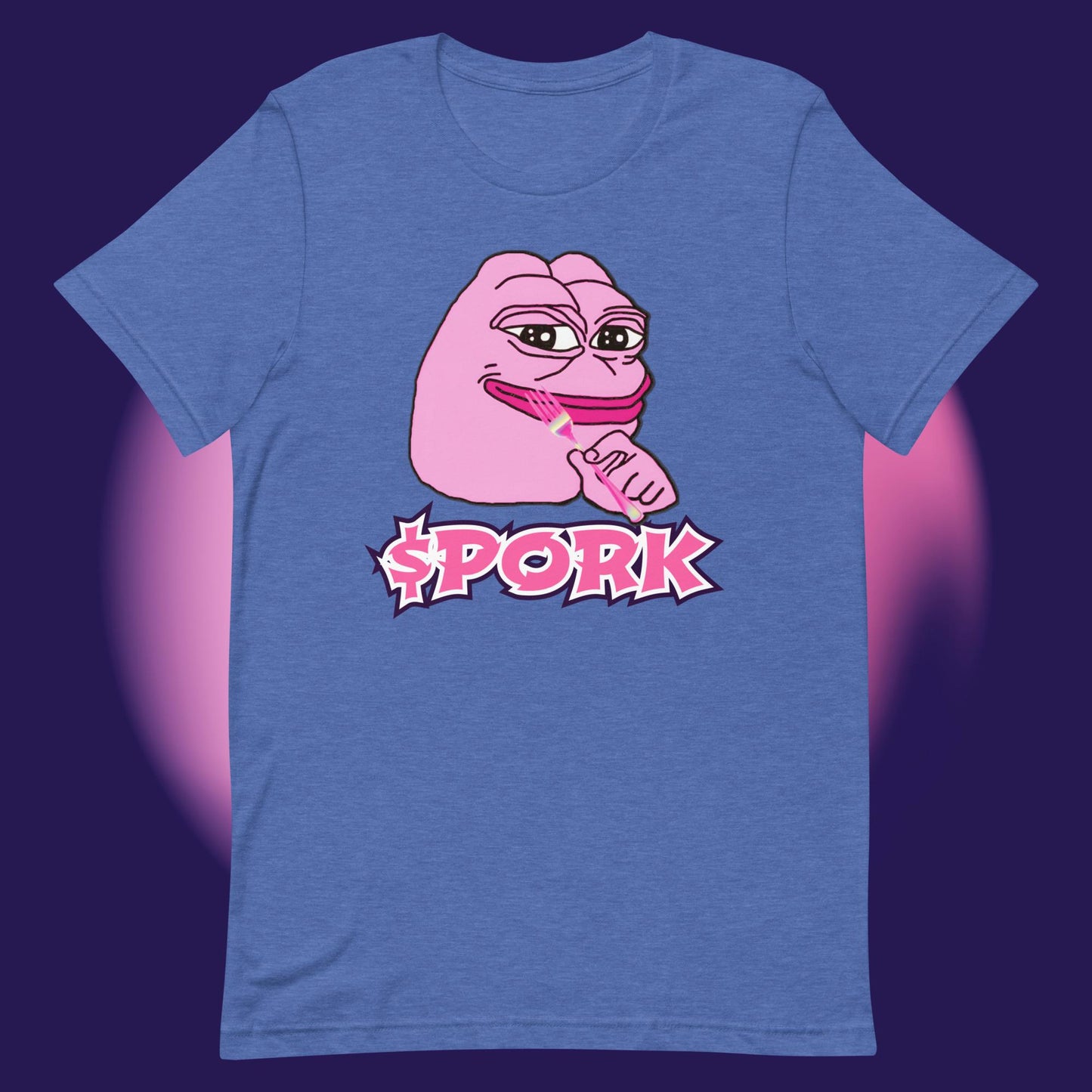 AA-D001#S-034 PINK-PEPE-$PORK Unisex Staple T-Shirt