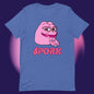 AA-D001#S-048 PINK-PEPE-$PORK Unisex Staple T-Shirt