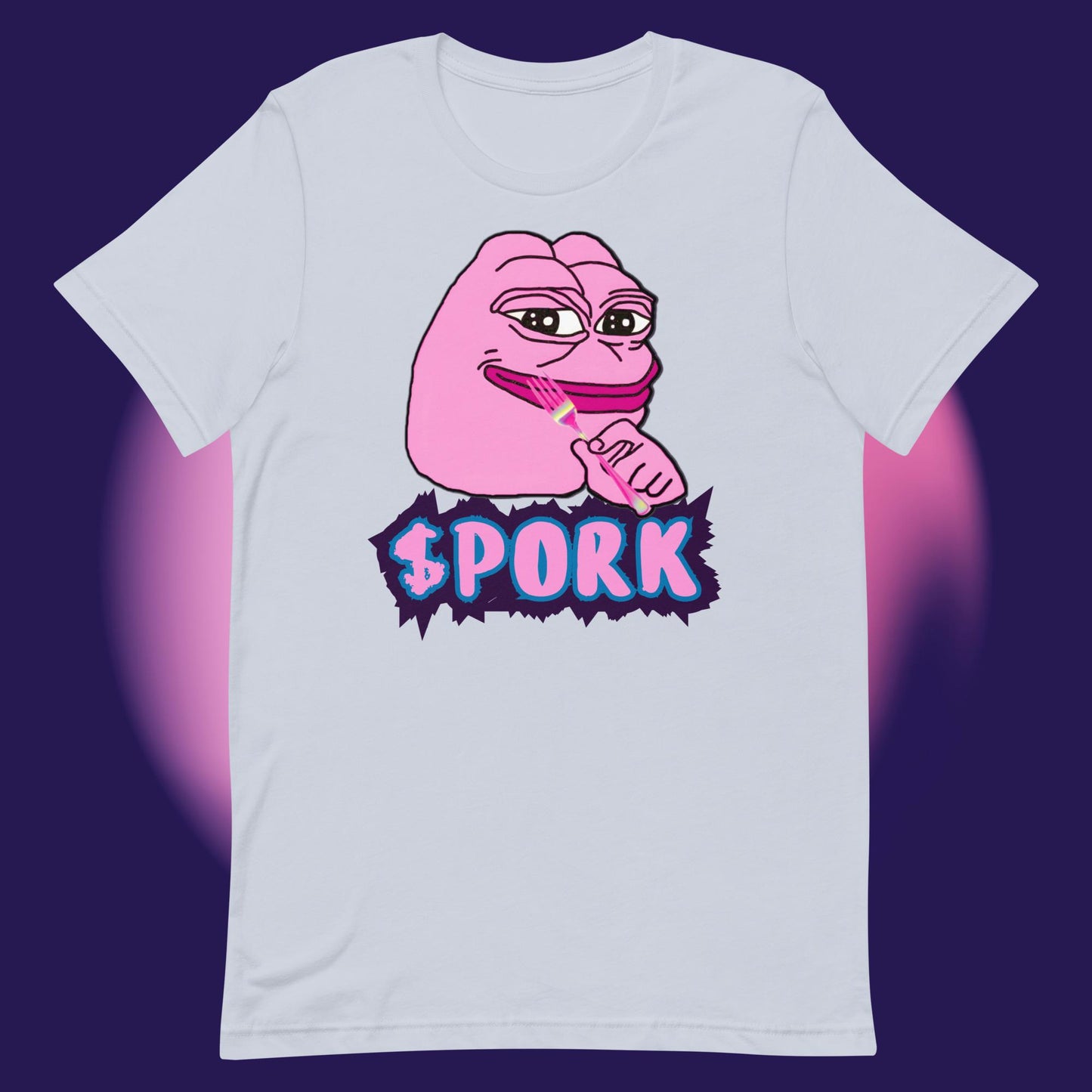 AA-D001#S-009 PINK-PEPE-$PORK Unisex Staple T-Shirt