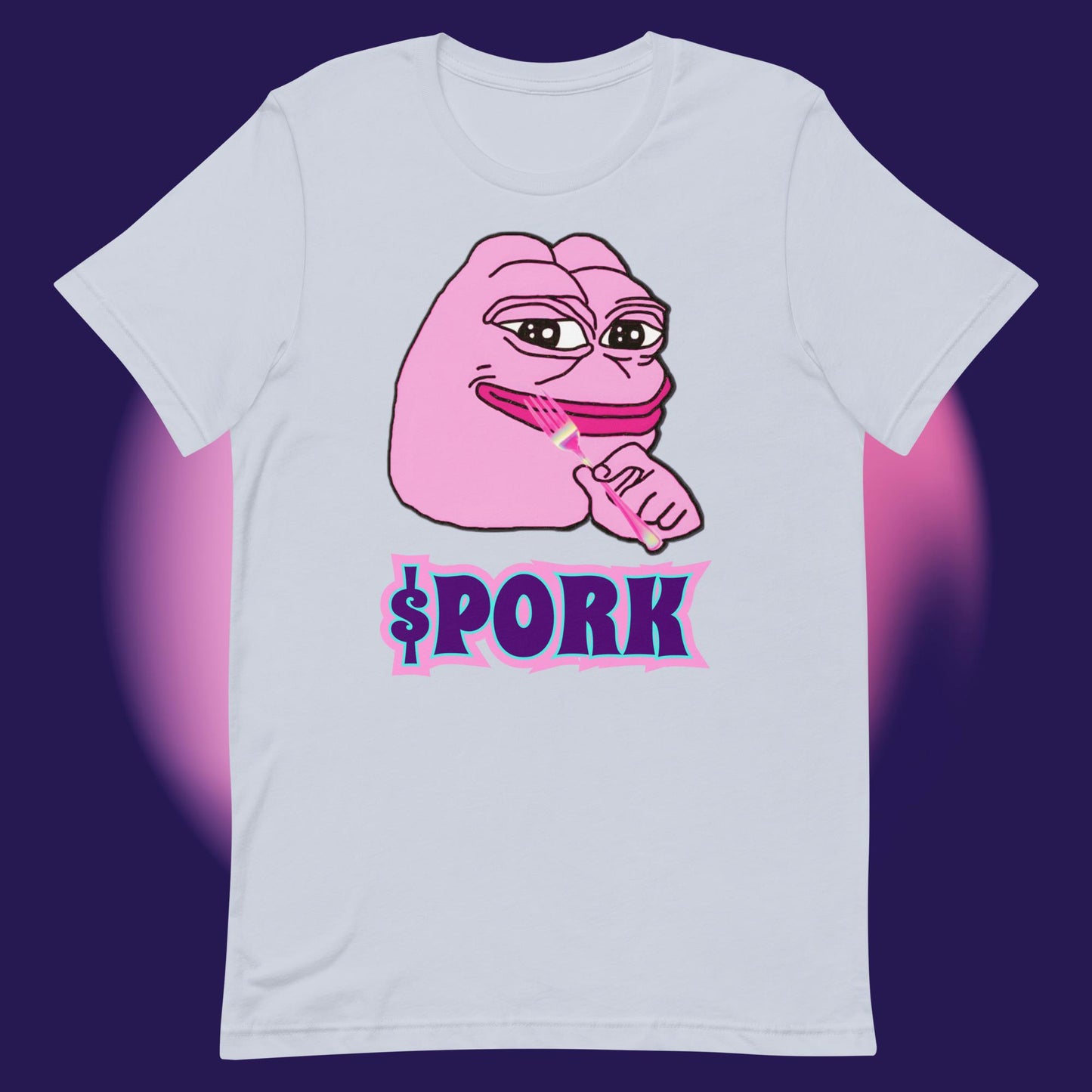 AA-D001#S-017 PINK-PEPE-$PORK Unisex Staple T-Shirt