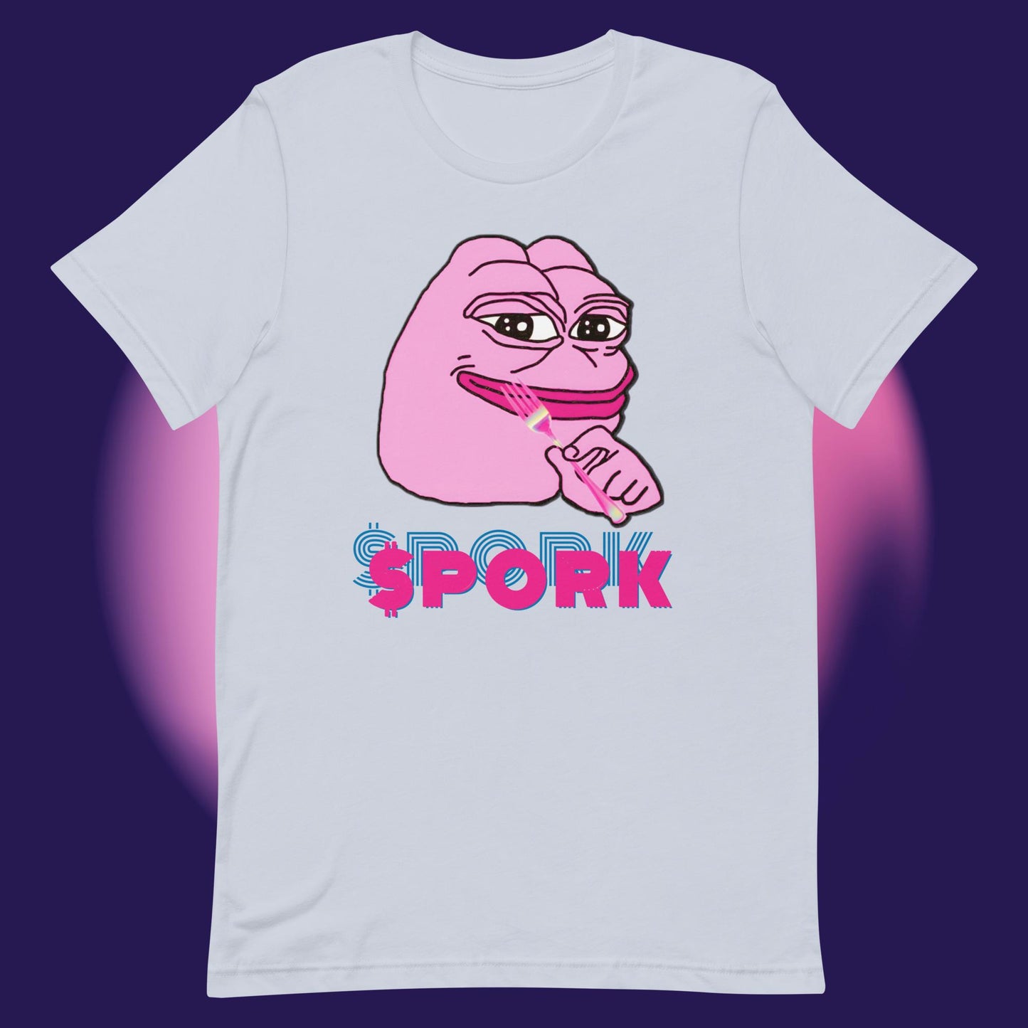 AA-D001#S-024 PINK-PEPE-$PORK Unisex Staple T-Shirt