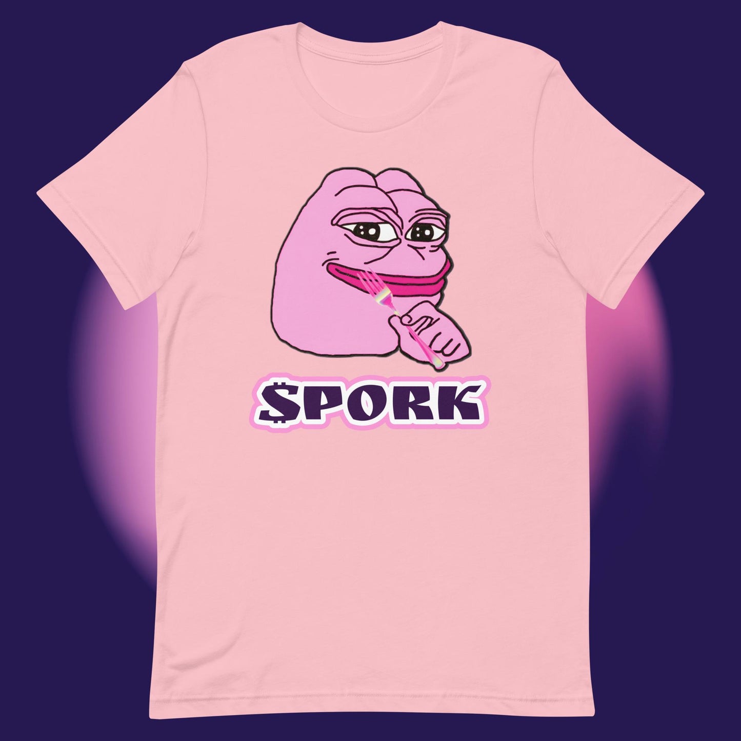 AA-D001#S-018 PINK-PEPE-$PORK Unisex Staple T-Shirt