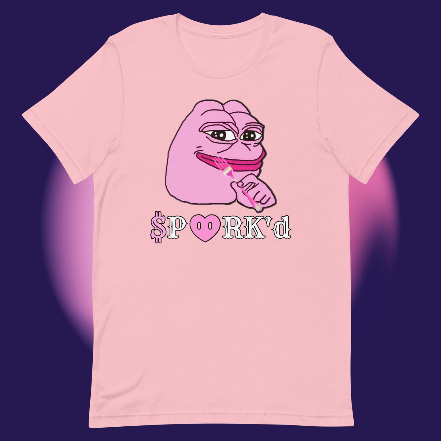 AA-D001#S-051 PINK-PEPE-$PORK'D Unisex Staple T-Shirt