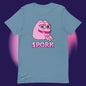 AA-D001#S-030 PINK-PEPE-$PORK Unisex Staple T-Shirt