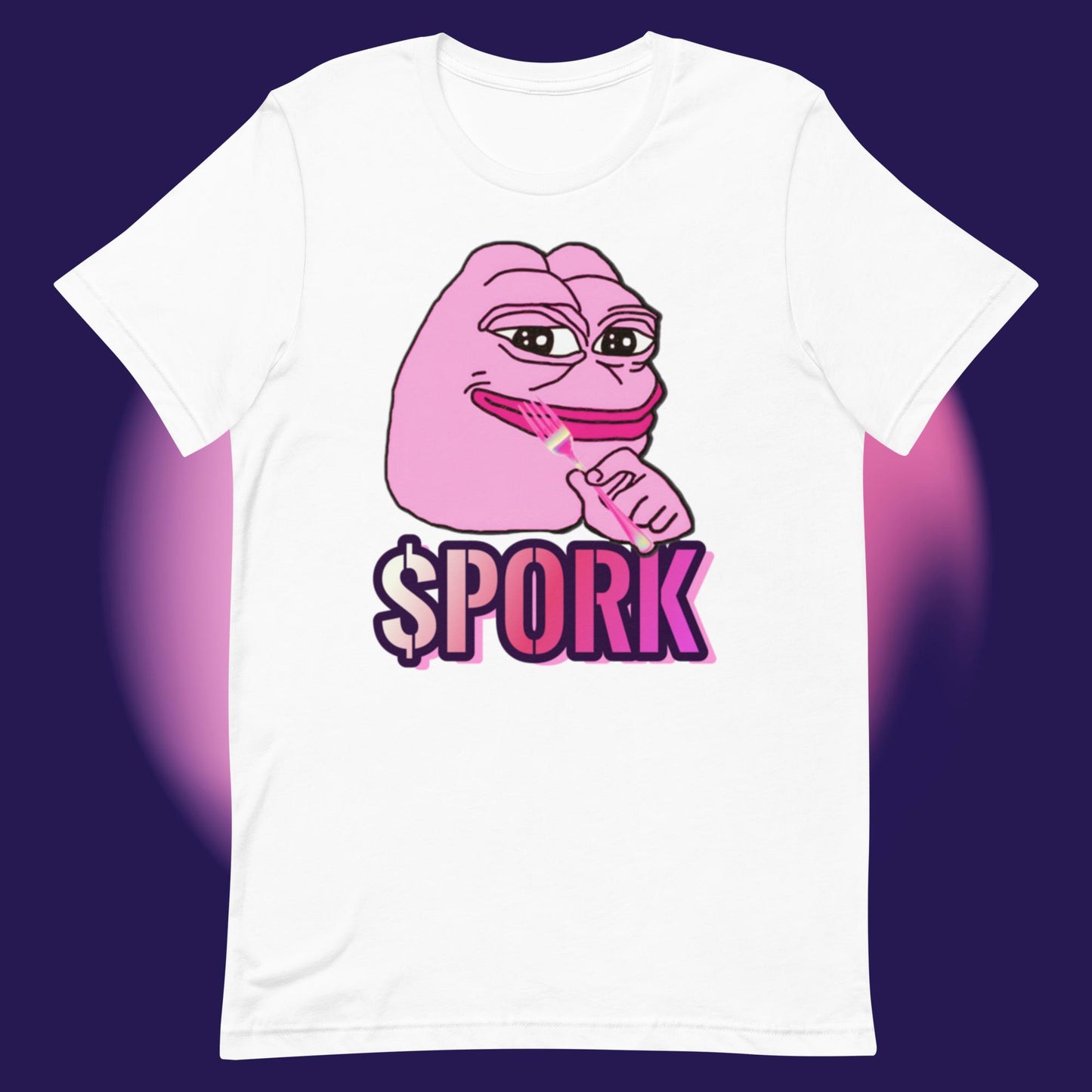 AA-D001#S-006 PINK-PEPE-$PORK Unisex Staple T-Shirt