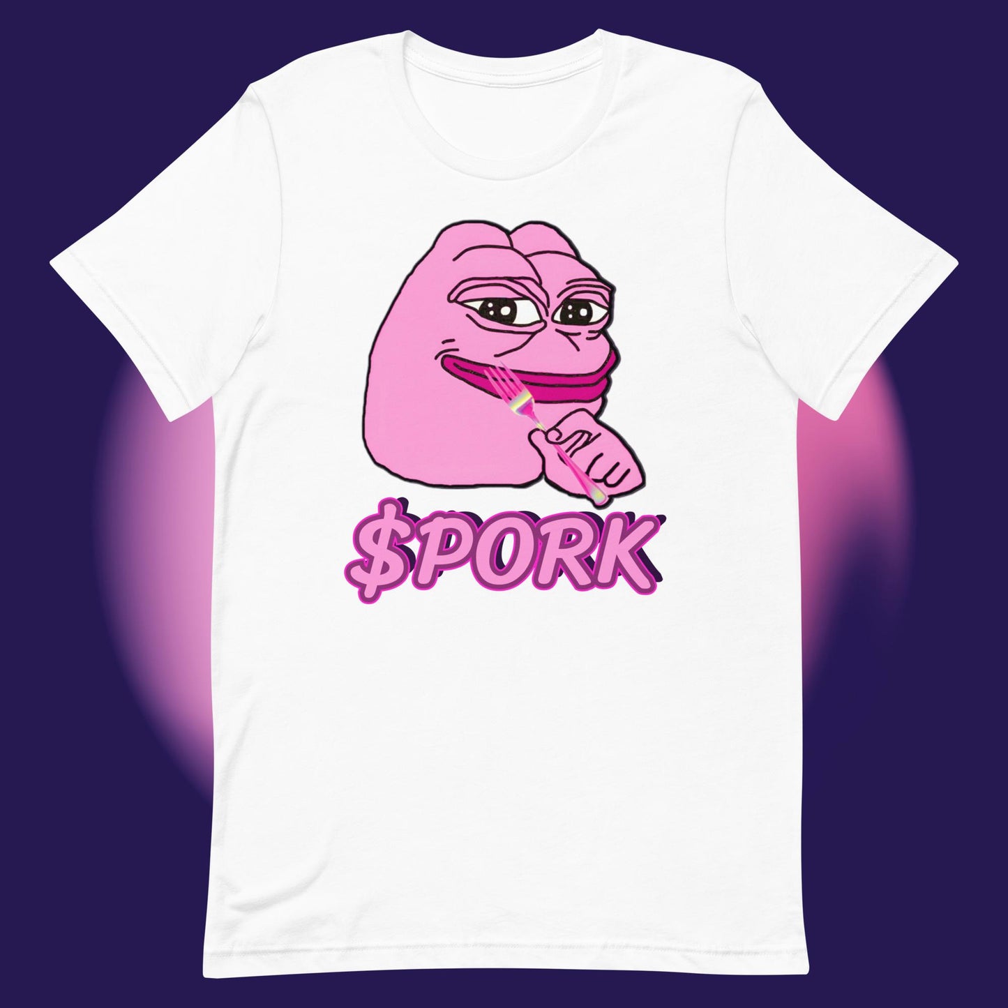 AA-D001#S-011 PINK-PEPE-$PORK Unisex Staple T-Shirt