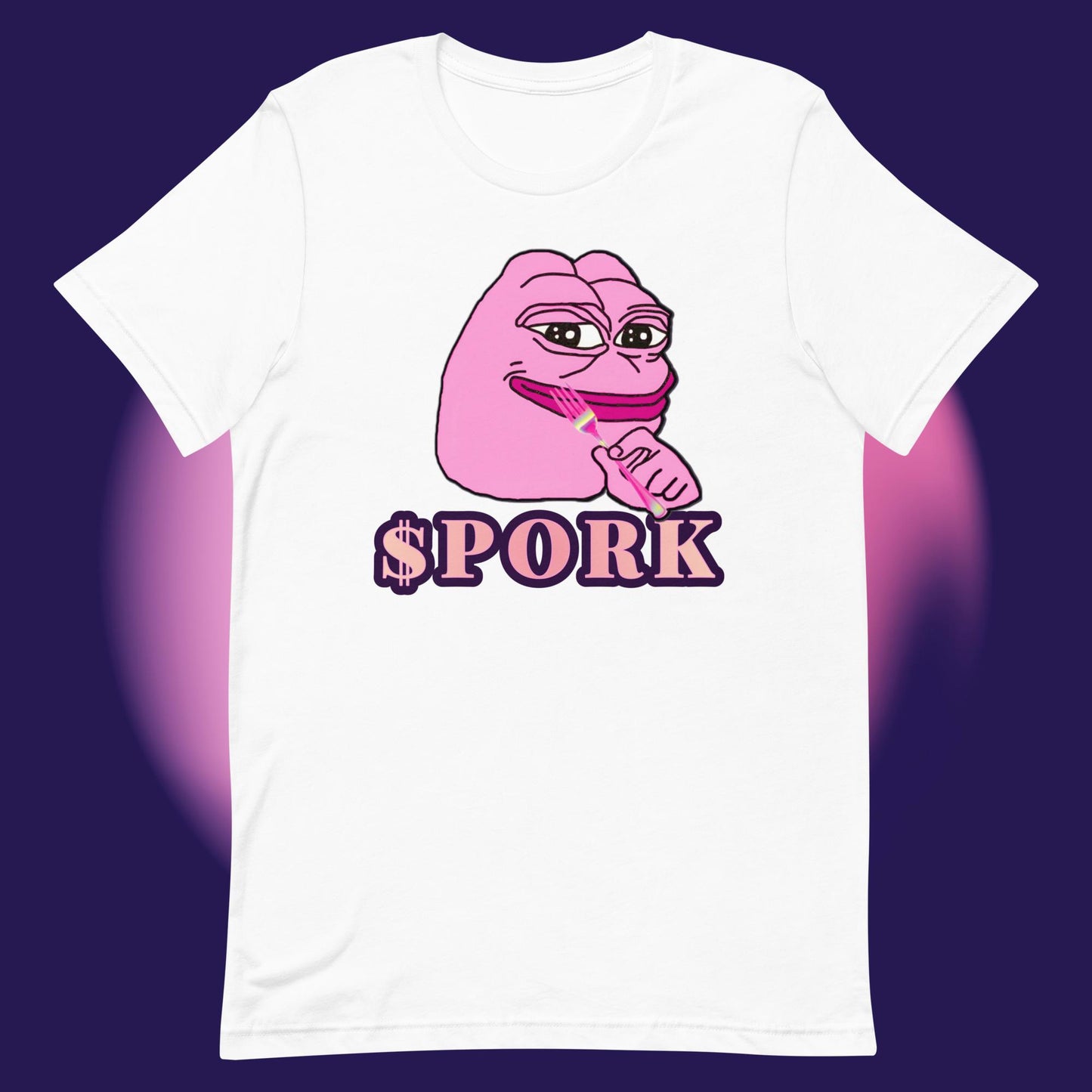 AA-D001#S-012 PINK-PEPE-$PORK Unisex Staple T-Shirt