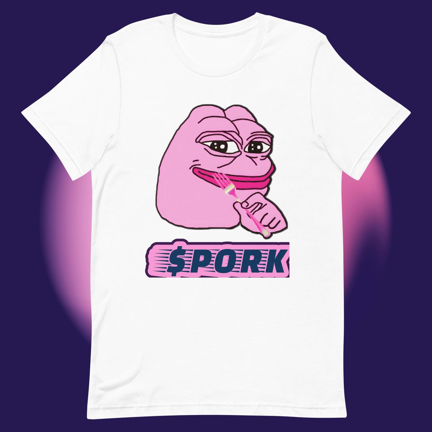 AA-D001#S-022 PINK-PEPE-$PORK Unisex Staple T-Shirt